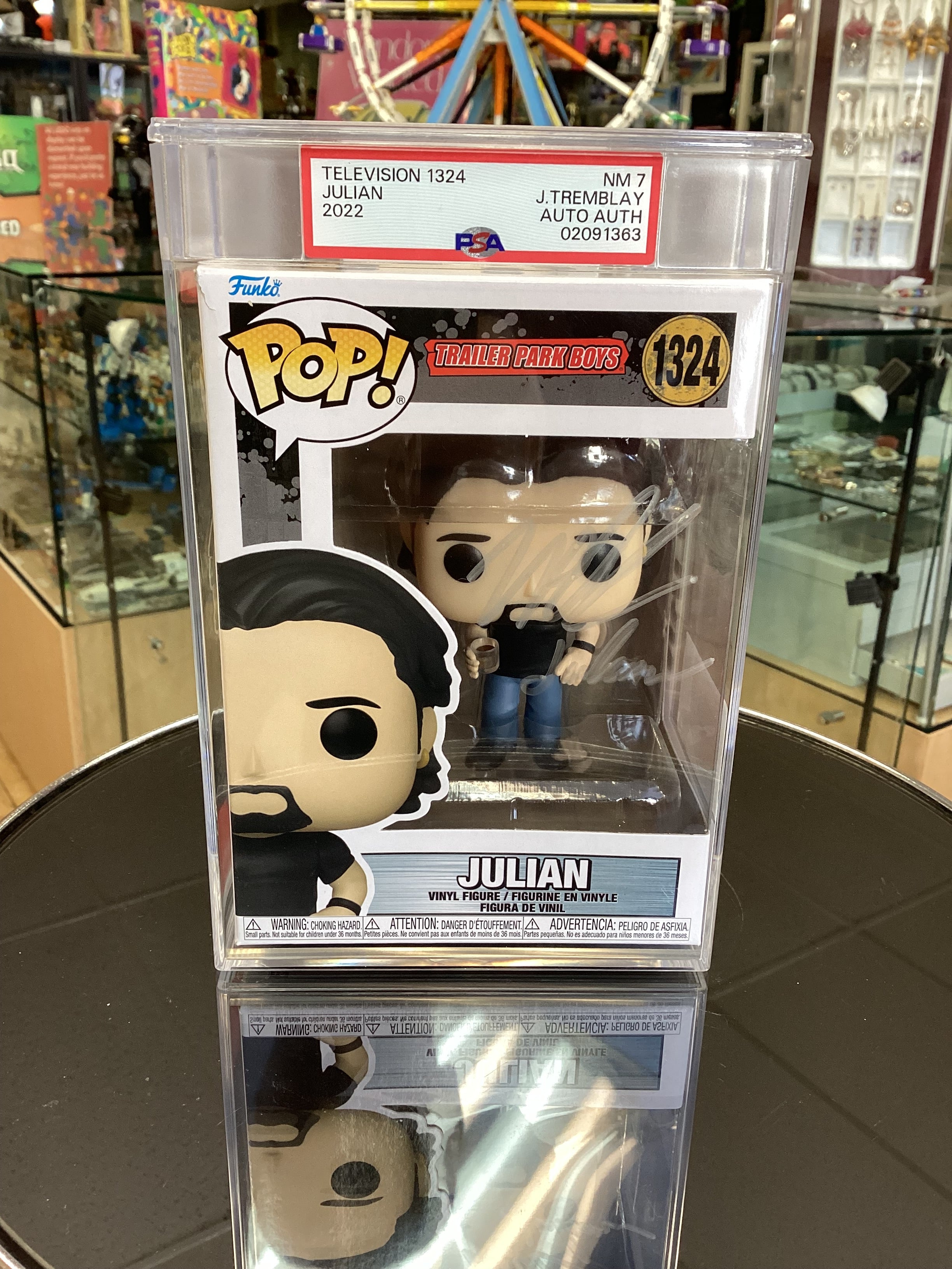 Funko Pop Trailer Park Boys - Julian - Graded + Signed