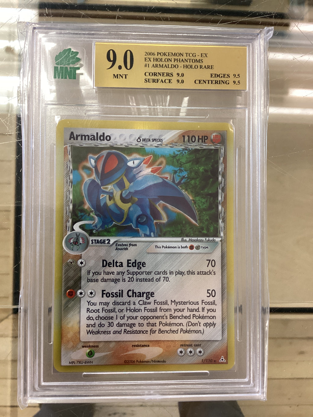 2006 Pokémon Armaldo - Graded 9.0, MNT - Trading Cards