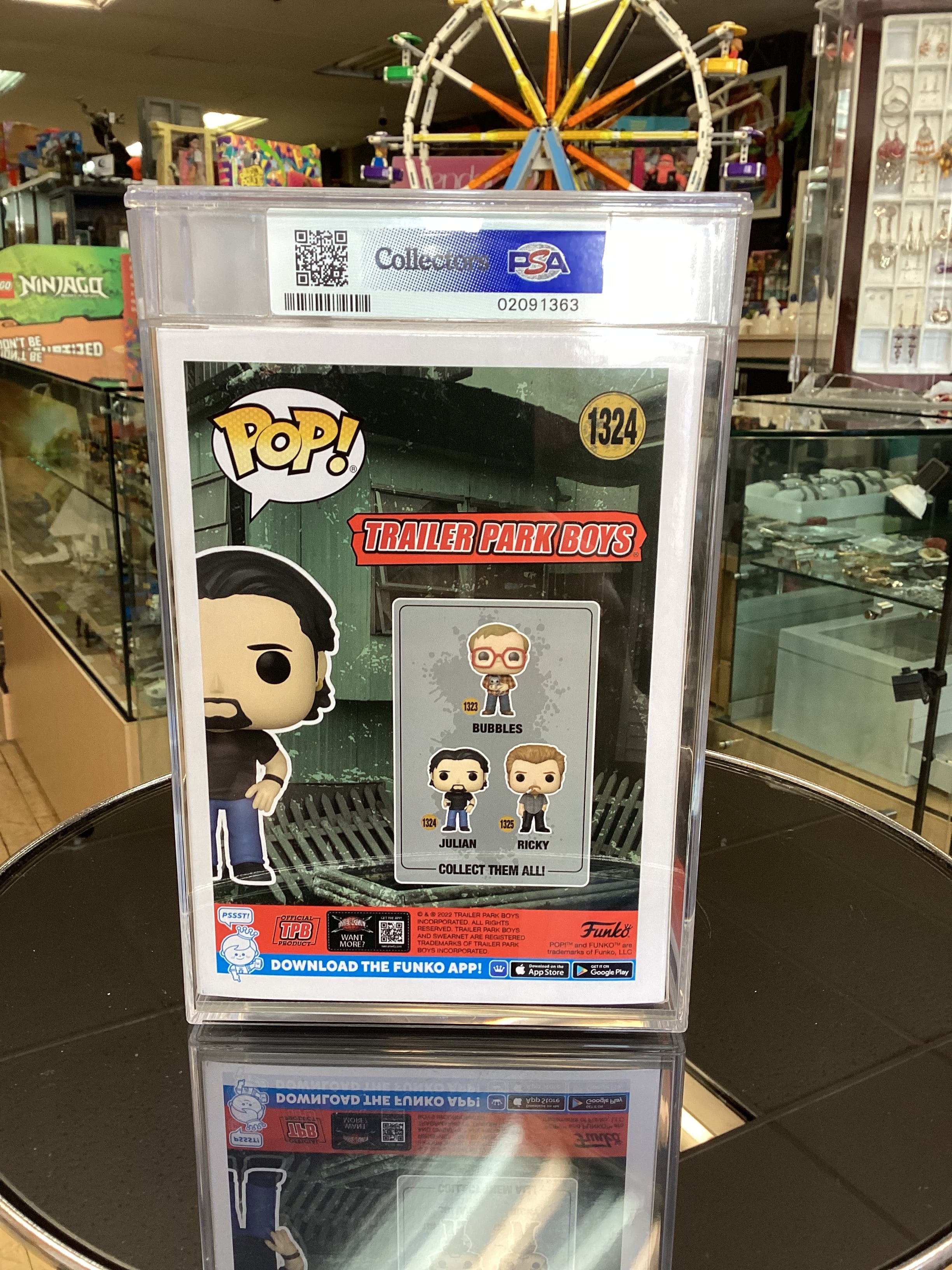 Funko Pop Trailer Park Boys - Julian - Graded + Signed