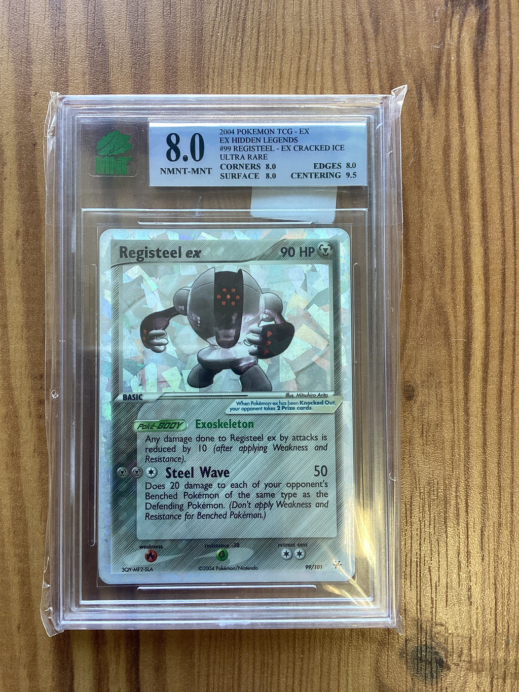 2004 Pokémon Registeel ex - Graded 8.0, MNT - Trading Cards