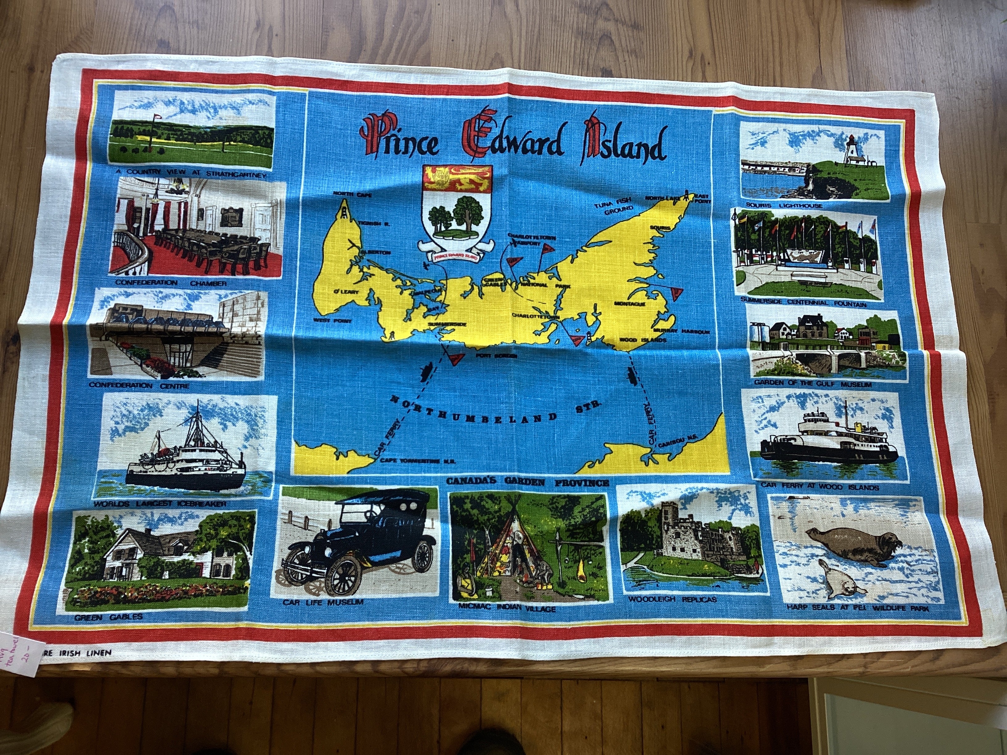 Vintage Tea Towel - Prince Edward Island
