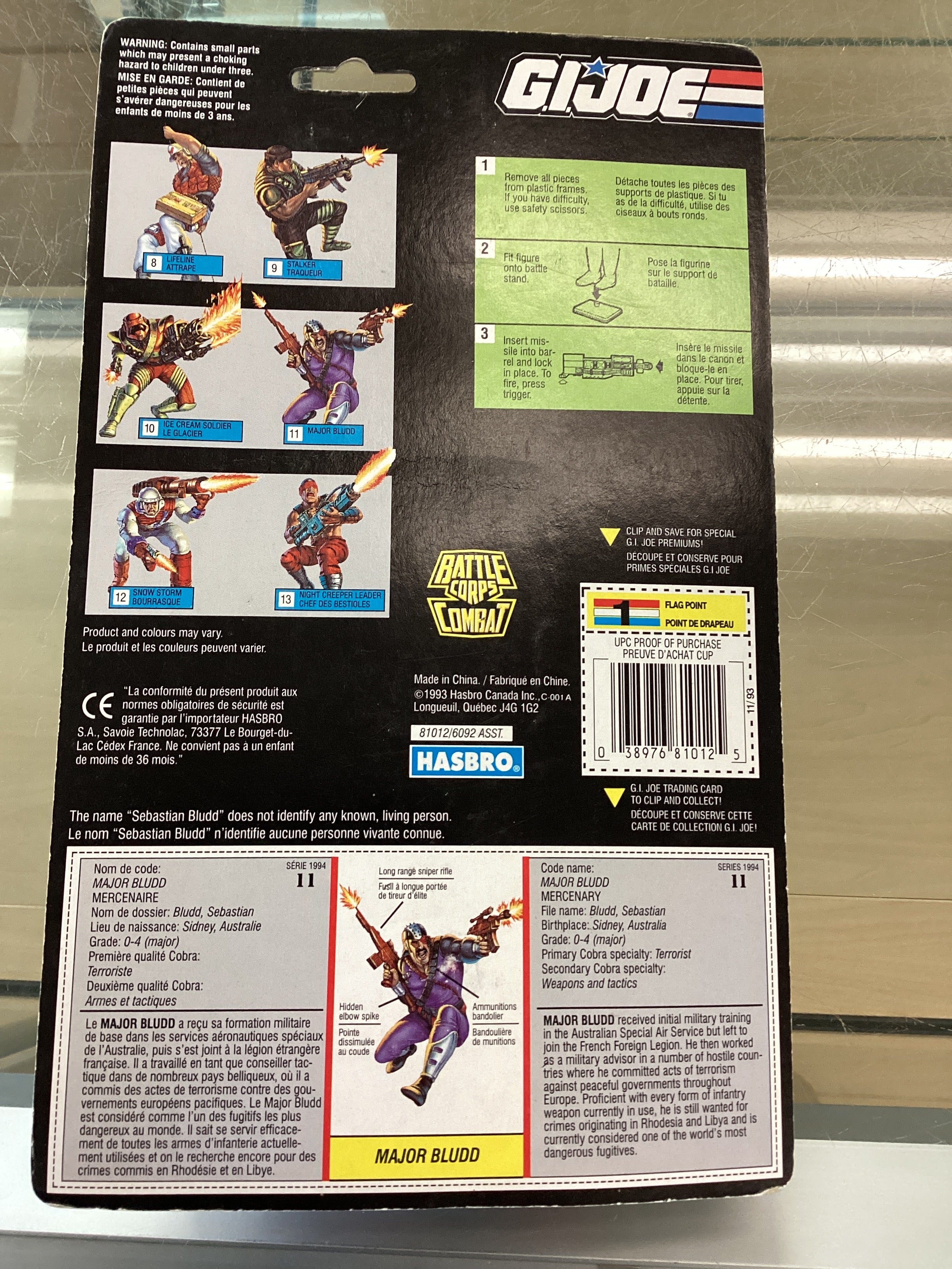 GI JOE - Battle Corps Combat - Major Bludd - HASBRO NIB