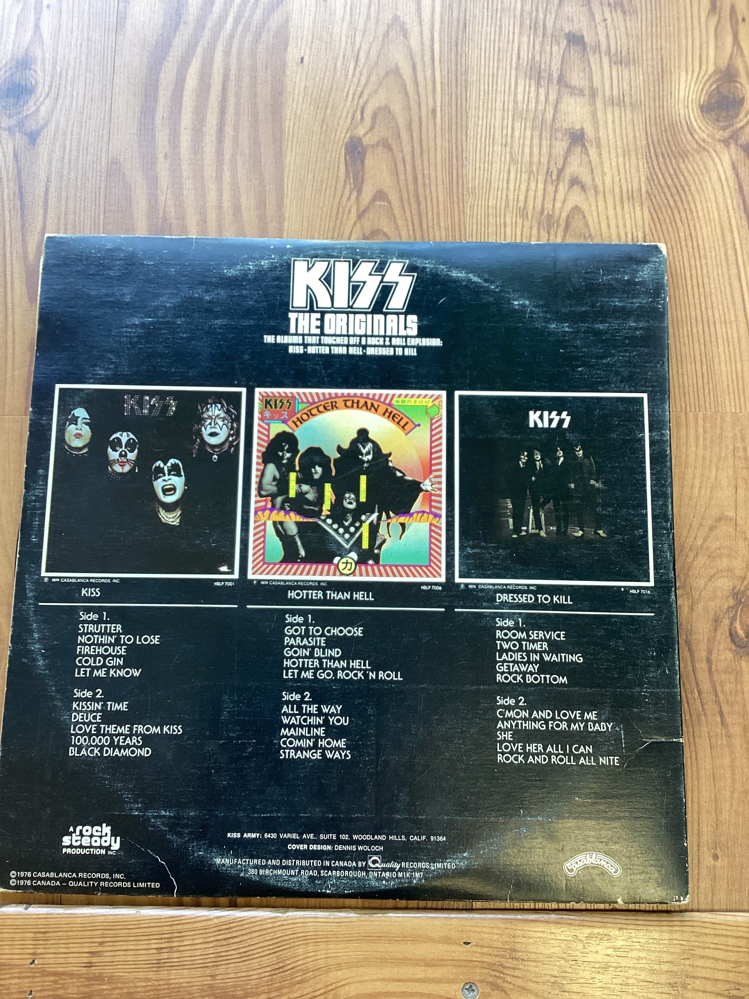 Kiss - The Originals Limited Edition - 3 Record Set