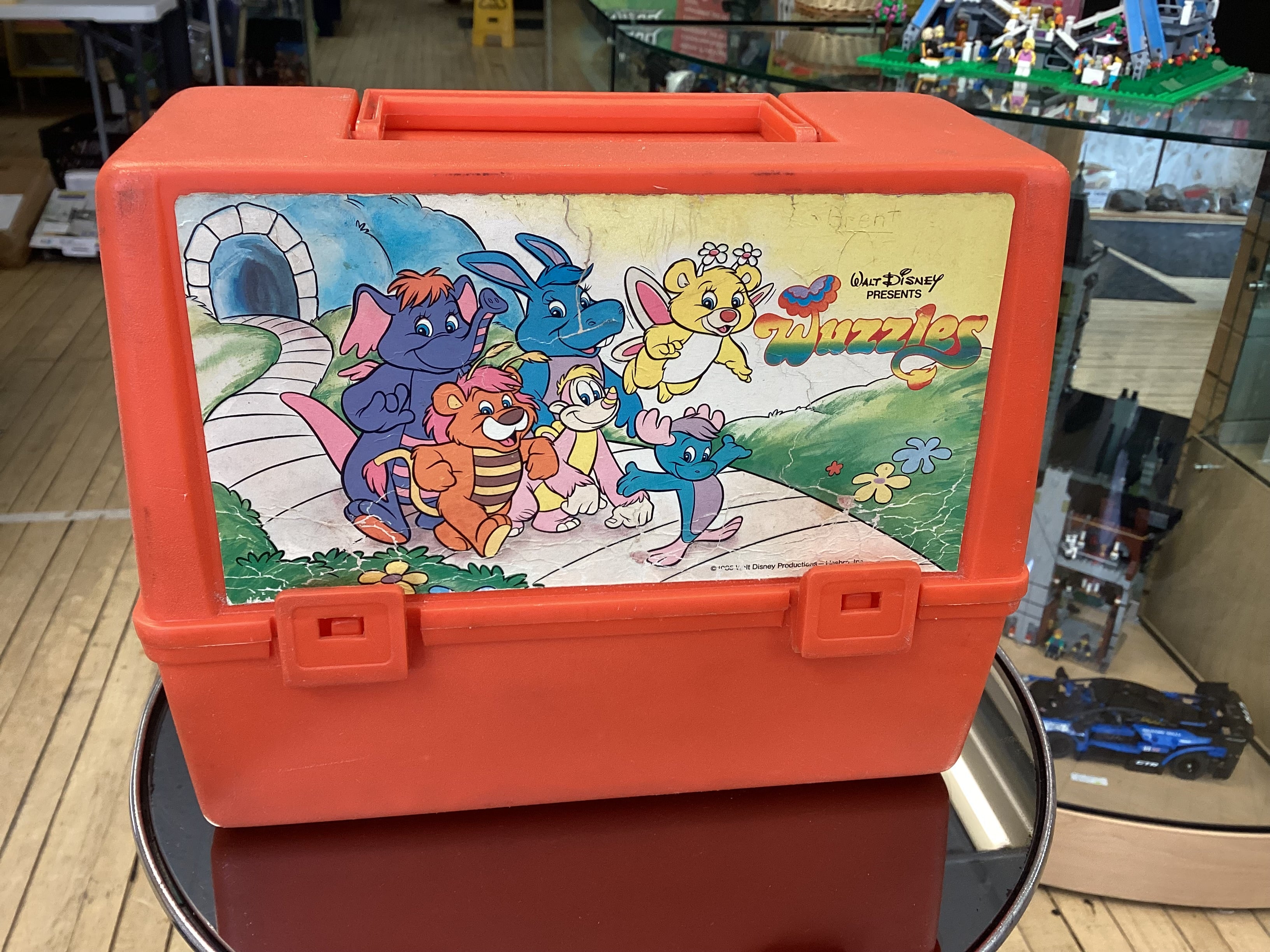 1985 Walt Disney Wuzzles Plastic Lunchbox