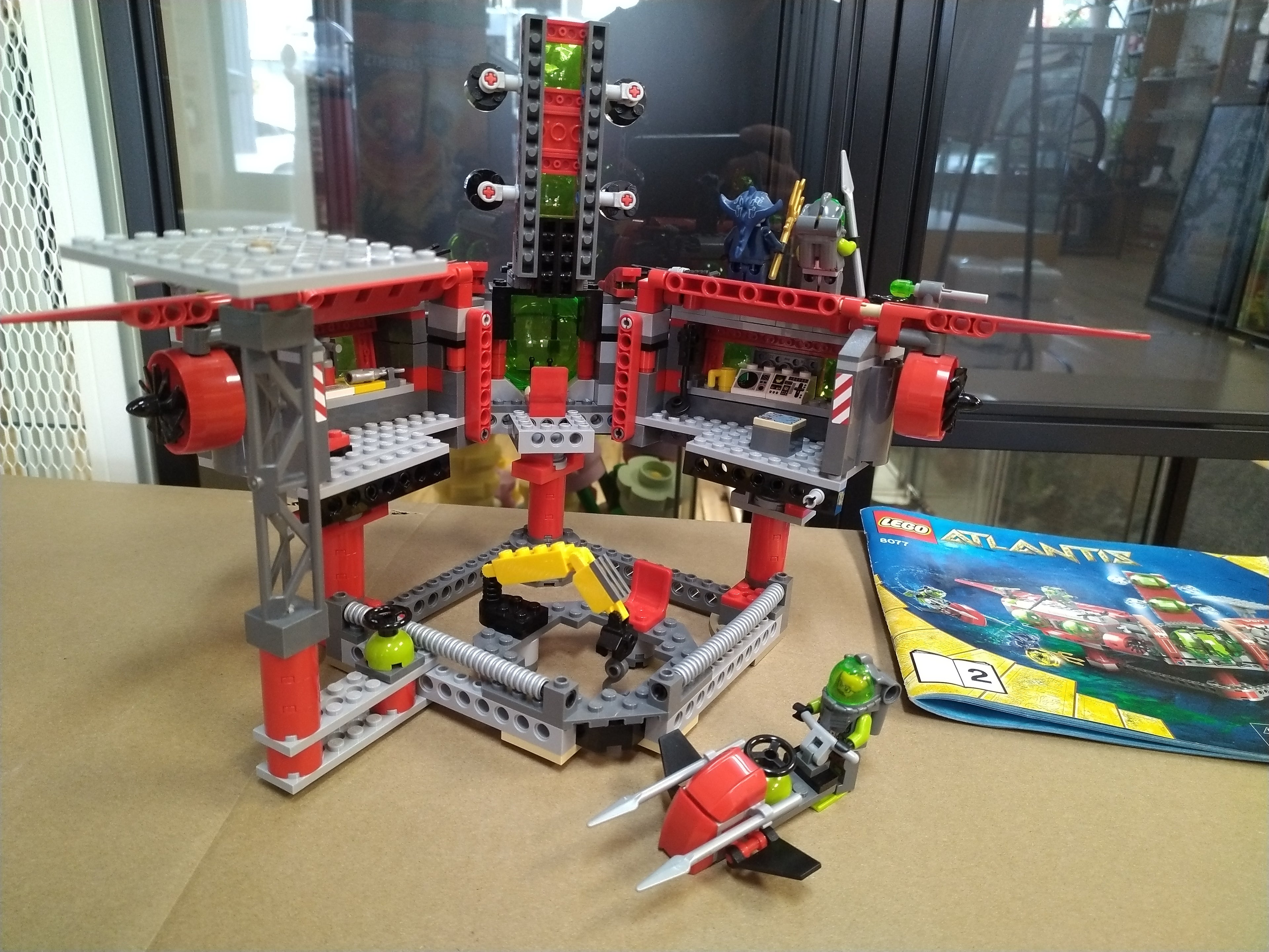 🌊 LEGO Atlantis 8077 – Exploration HQ Submarine Base (2010)