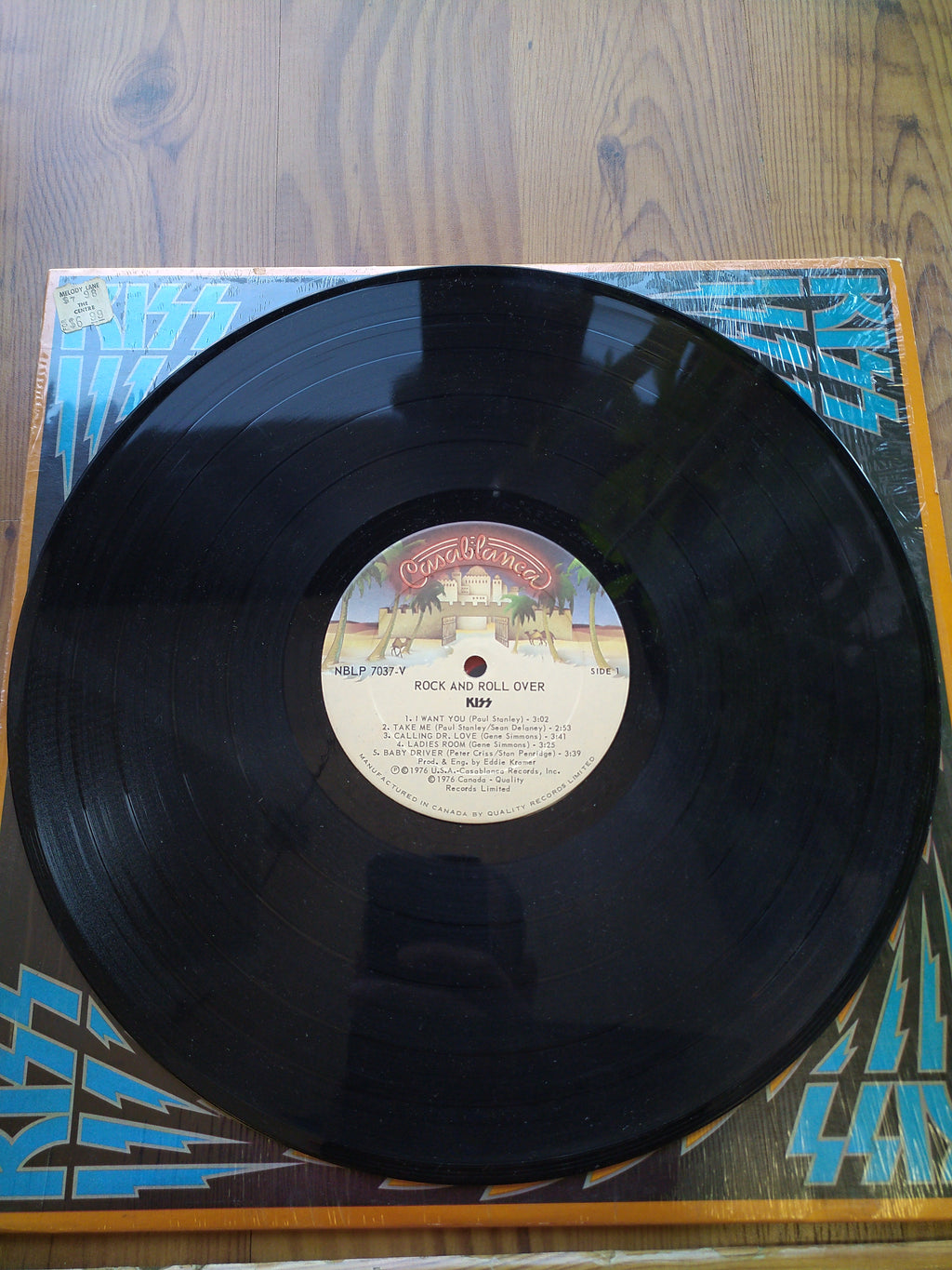 Kiss Rock And Roll Over Record Album