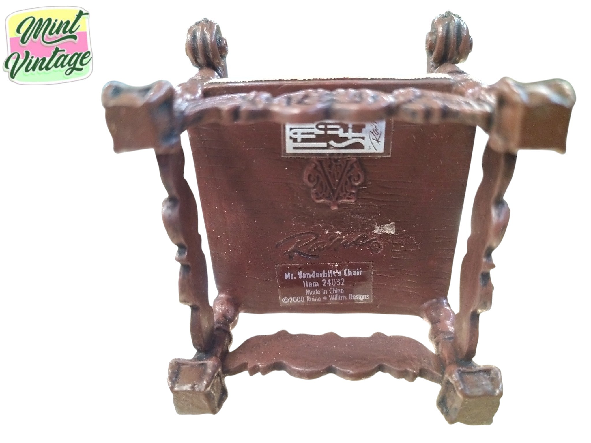 2000 Raine Mr. Vanderbilt's Chair - Item #24032