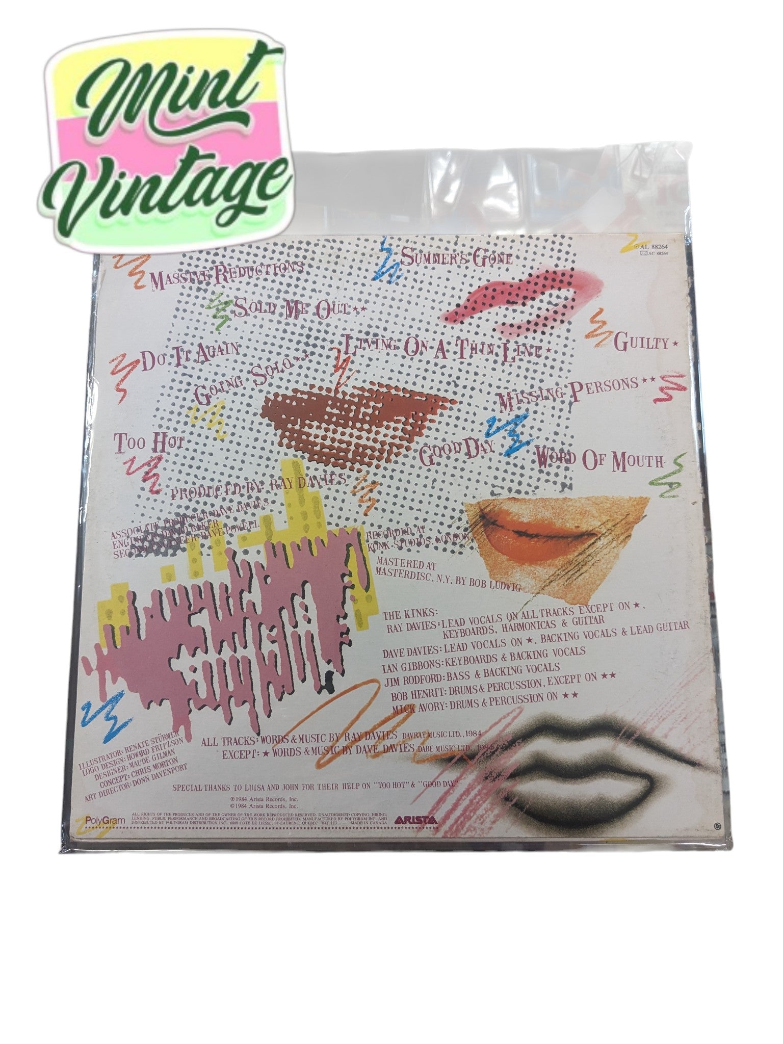 The Kinks - Word of Mouth Vinyl Album