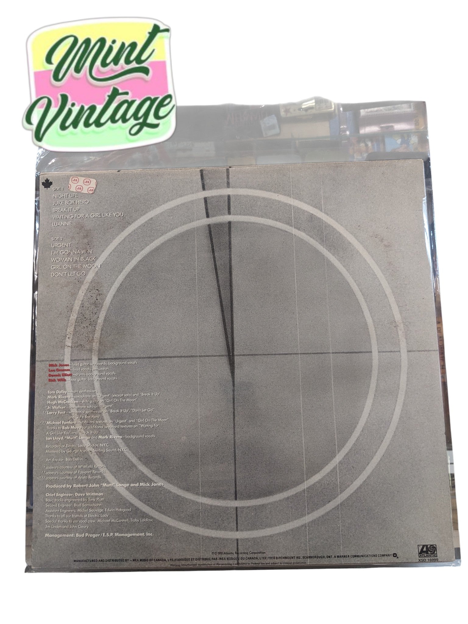 Foreigner - 4 Vinyl Album