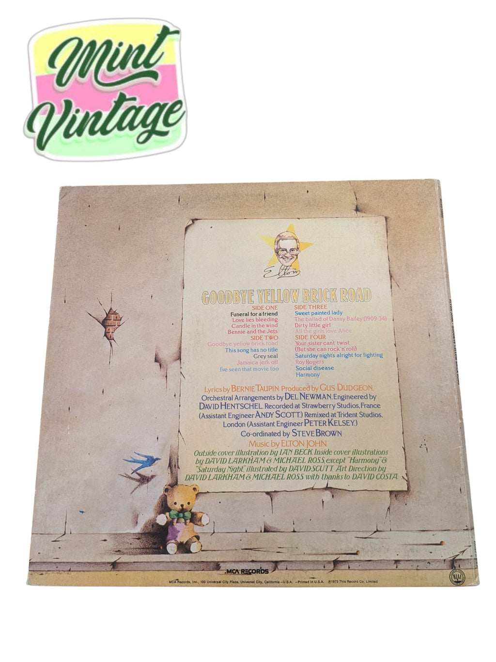 Elton John - Goodbye Yellow Brick Road 2-LP Vinyl Album