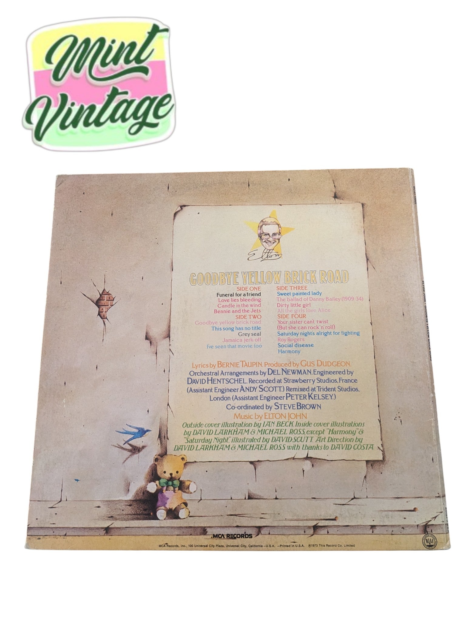 Elton John - Goodbye Yellow Brick Road 2-LP Vinyl Album