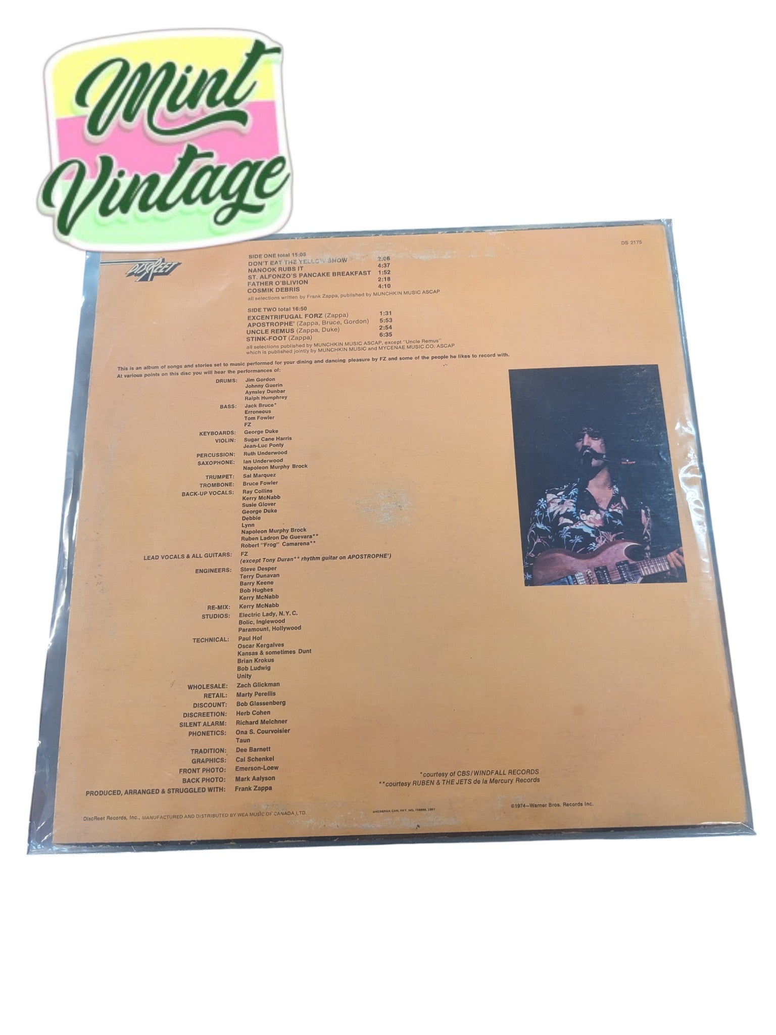 Frank Zappa - Apostrophe (') Vinyl Album