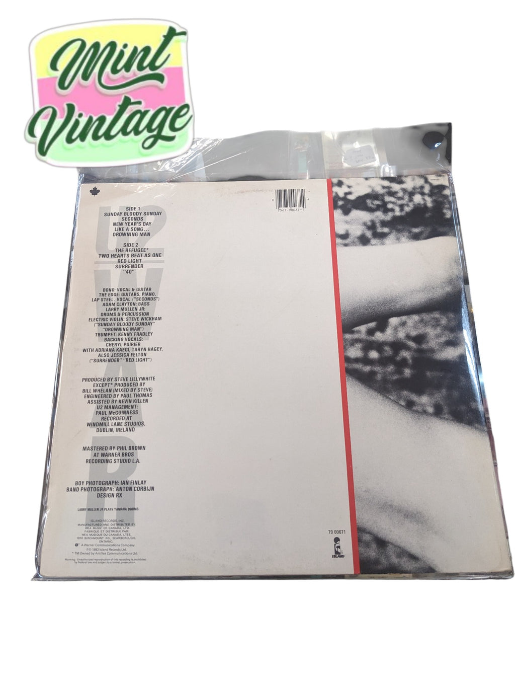 U2 - War Vinyl Album