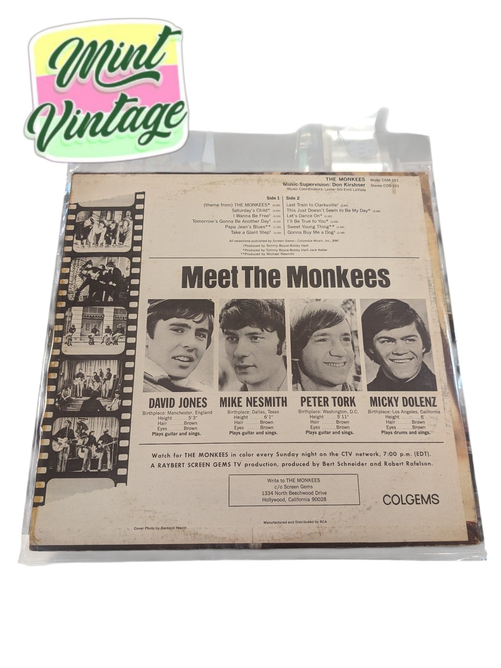 The Monkees - Meet The Monkees Vinyl Album