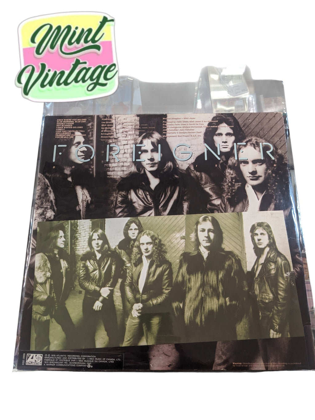 Foreigner - Double Vision Vinyl Album