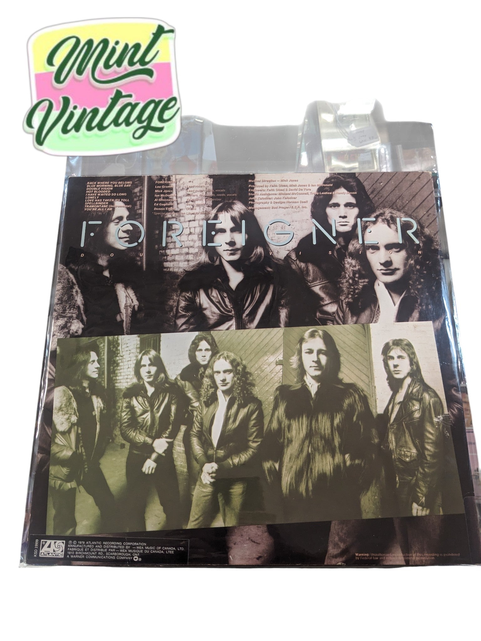 Foreigner - Double Vision Vinyl Album