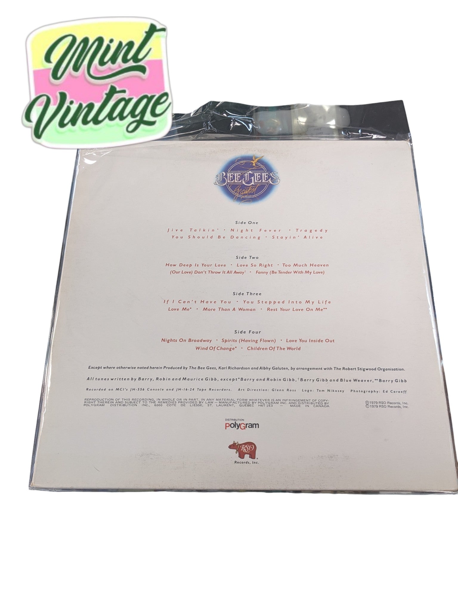 Bee Gees - Greatest Hits Vinyl Album