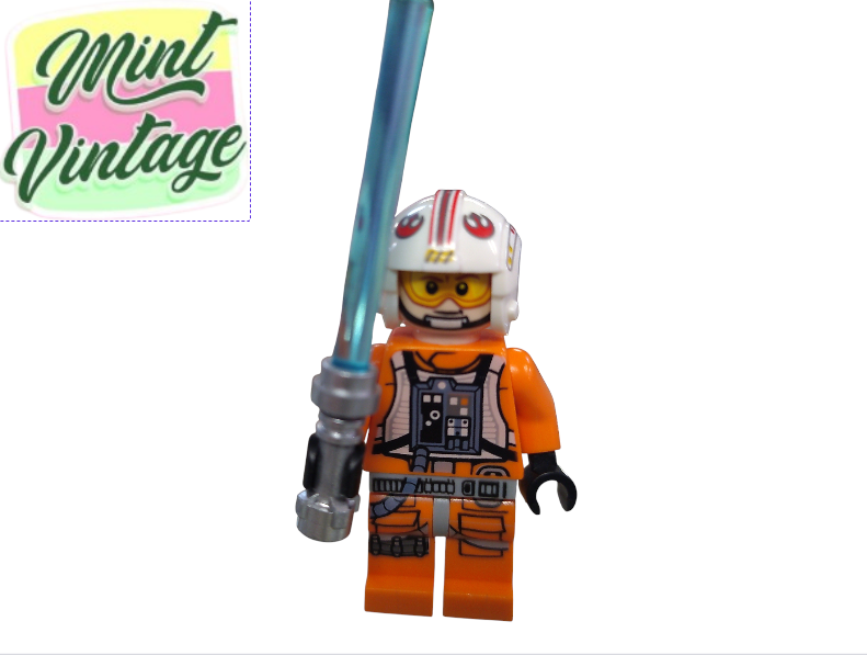 Luke Skywalker - Lego Minifigure Orange Pilot